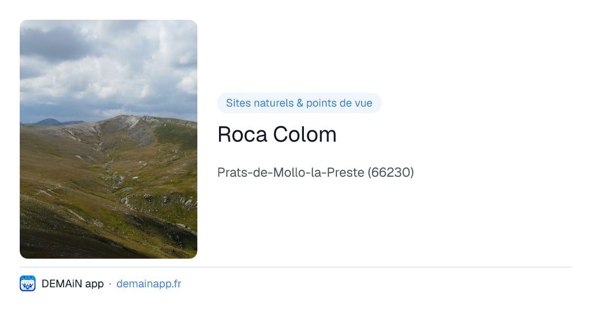 Roca Colom — Prats-de-Mollo-la-Preste