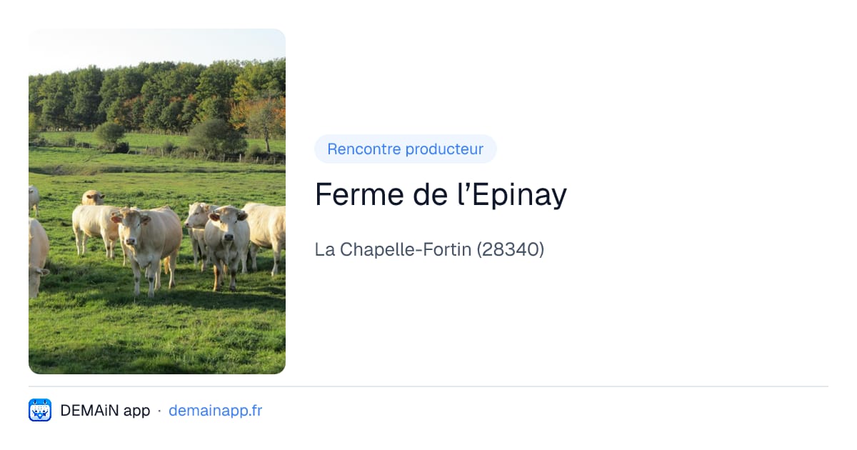 Ferme de l’Epinay — La Chapelle-Fortin