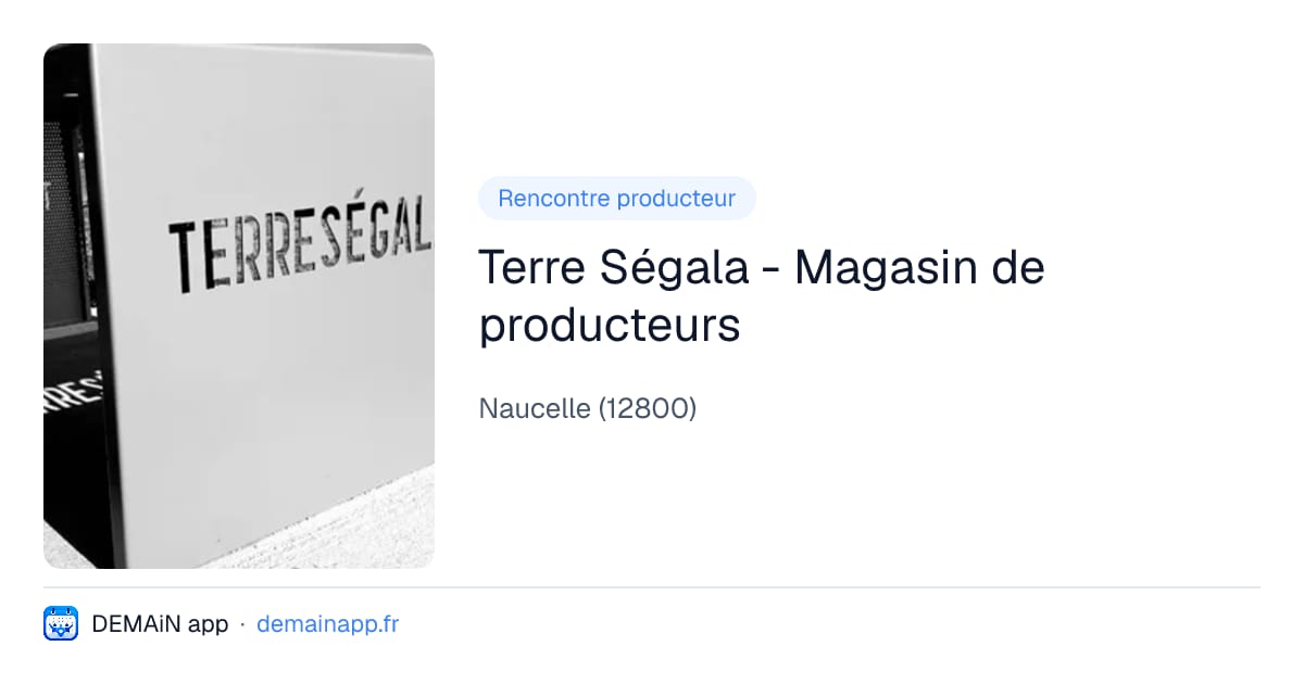Terre Ségala - Magasin de producteurs — Naucelle