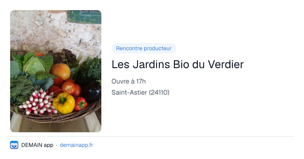 Les Jardins Bio du Verdier — Saint-Astier