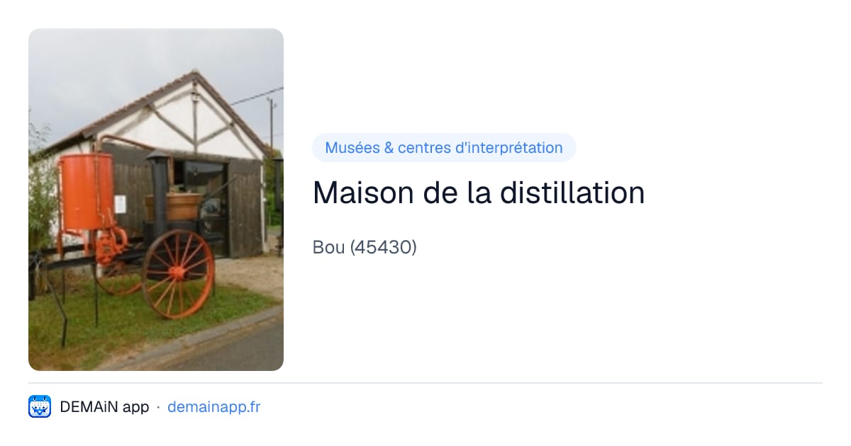 Maison de la distillation — Bou