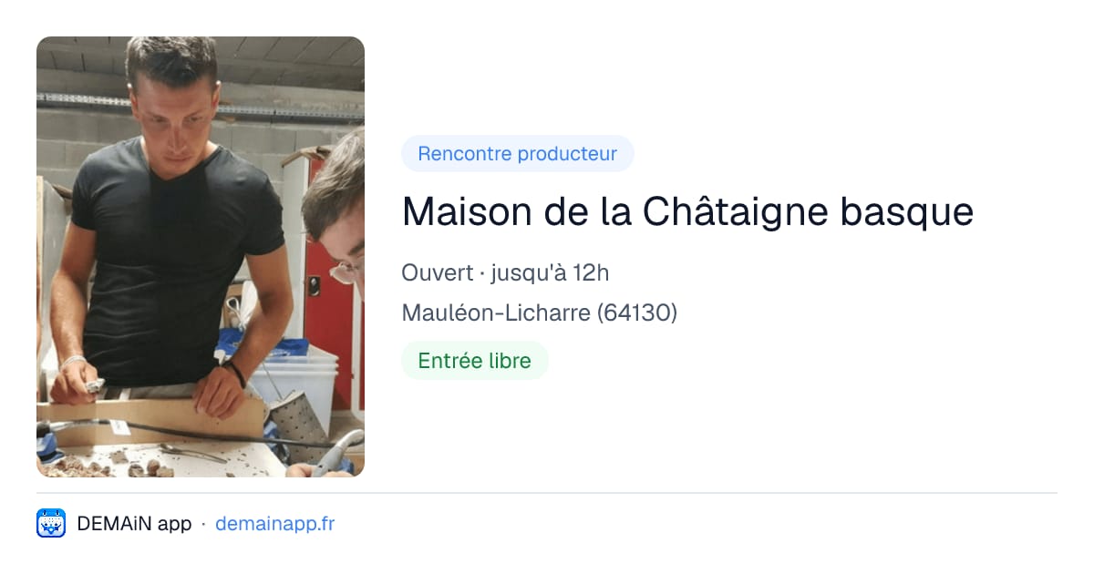 Maison de la Châtaigne basque — Mauléon-Licharre