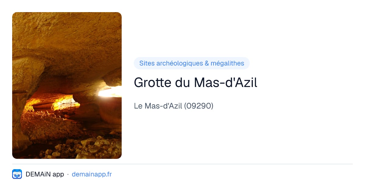 Grotte du Mas-d'Azil — Le Mas-d'Azil