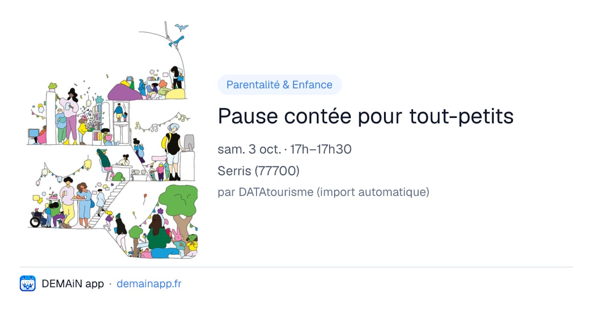 Pause contée pour tout-petits — Serris