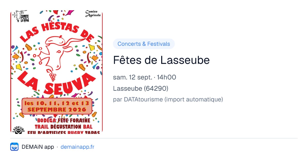 Fêtes de Lasseube — Lasseube