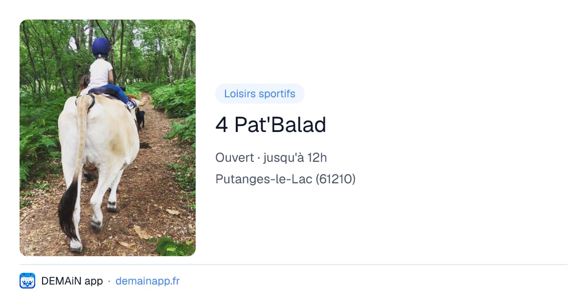 4 Pat'Balad — Putanges-le-Lac