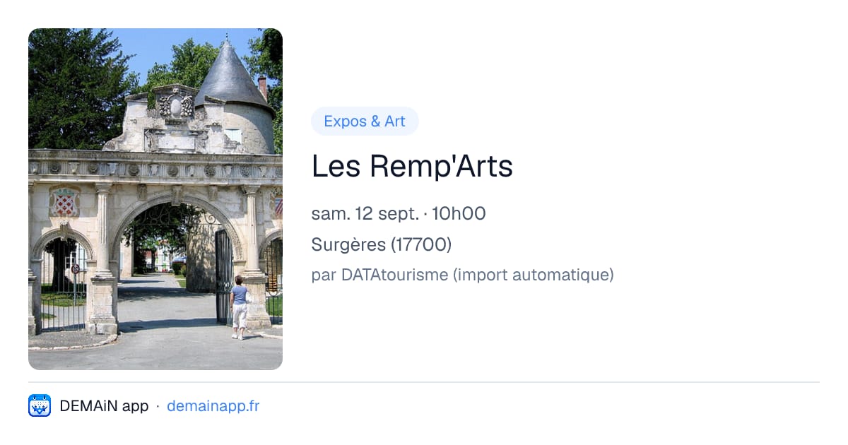 Les Remp'Arts — Surgères