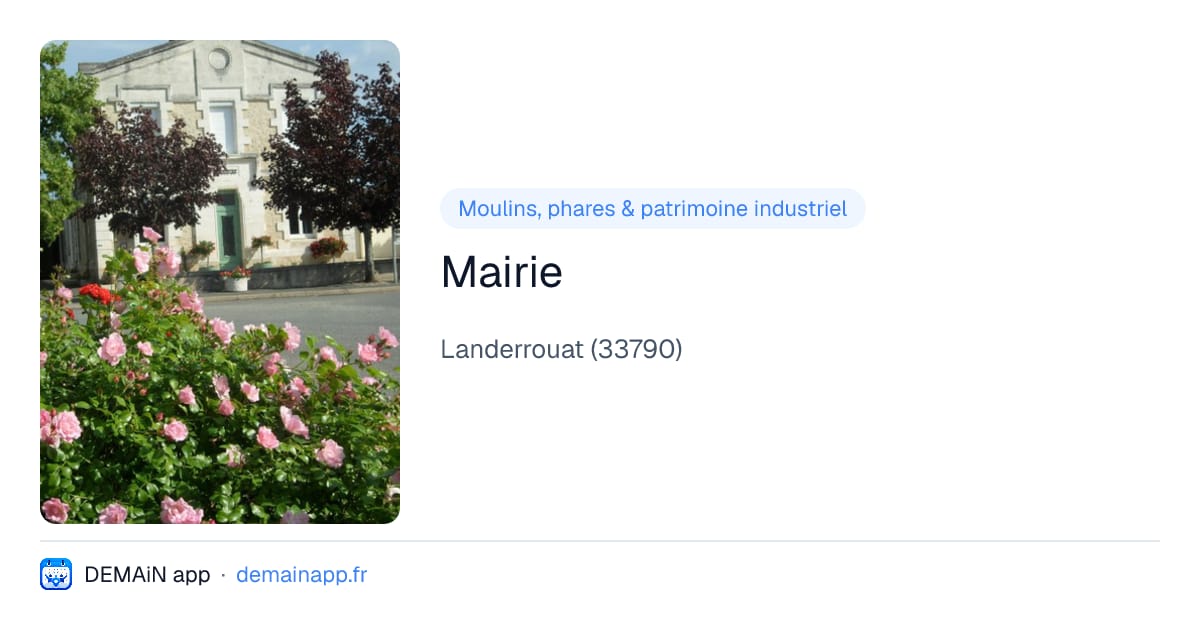 Mairie — Landerrouat