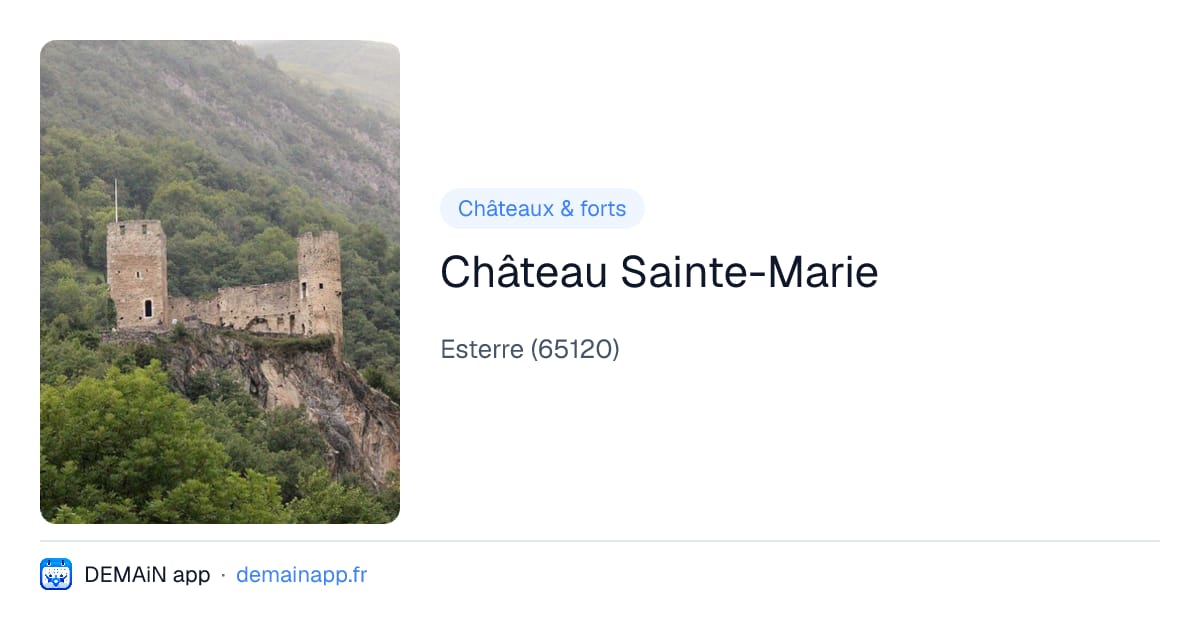 Château Sainte-Marie — Esterre