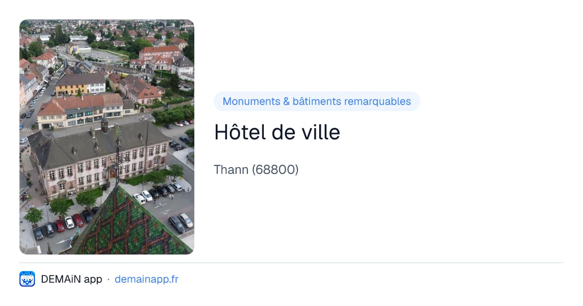 Hôtel de ville — Thann