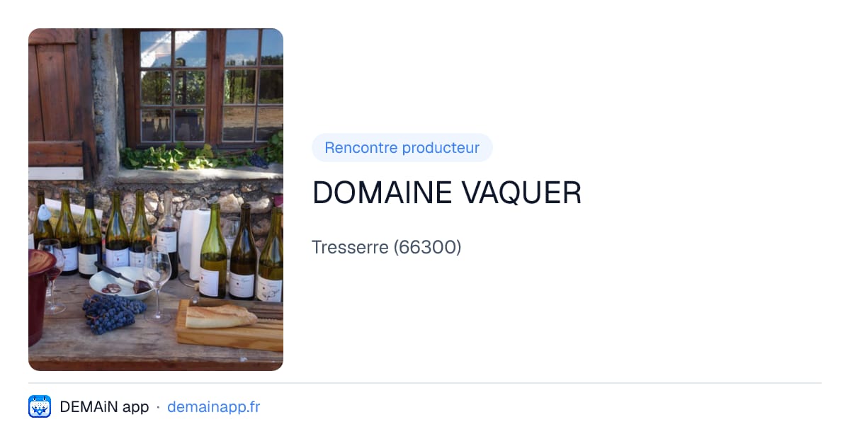 DOMAINE VAQUER — Tresserre