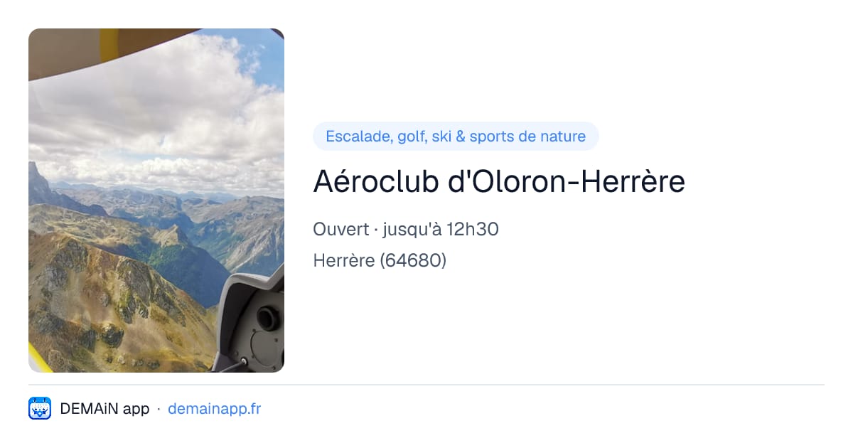 Aéroclub d'Oloron-Herrère — Herrère