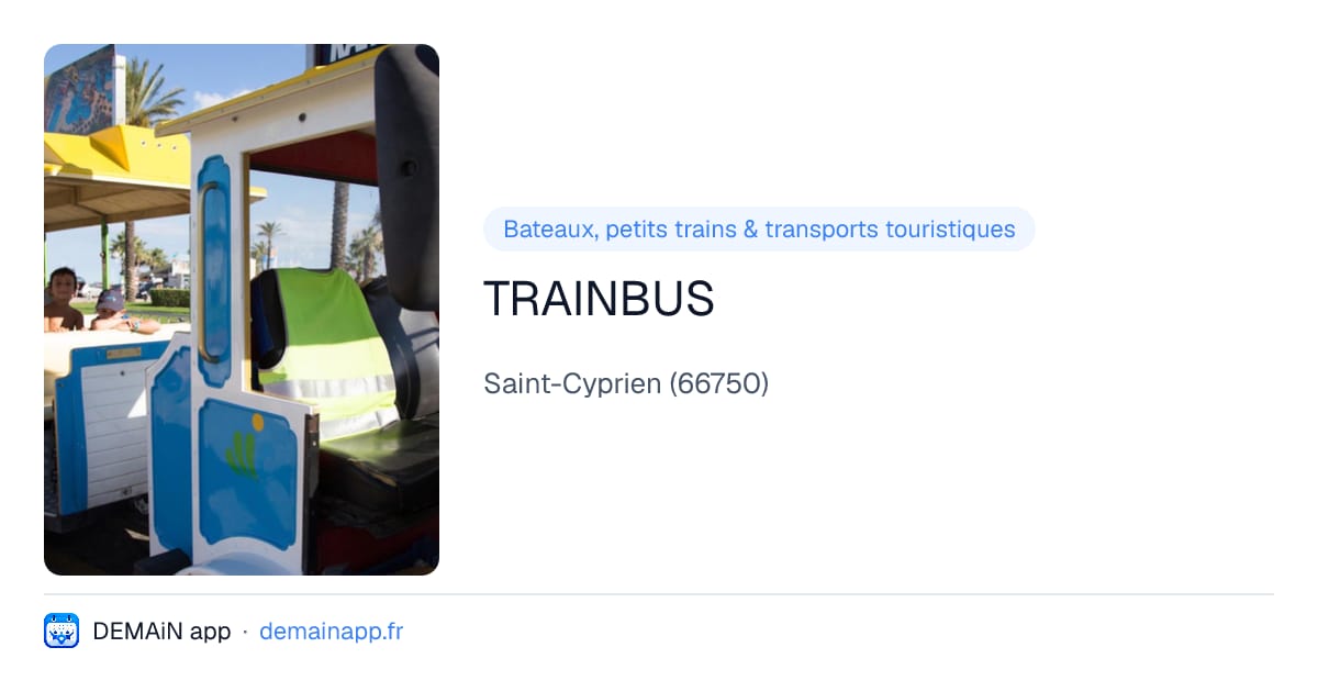 TRAINBUS — Saint-Cyprien