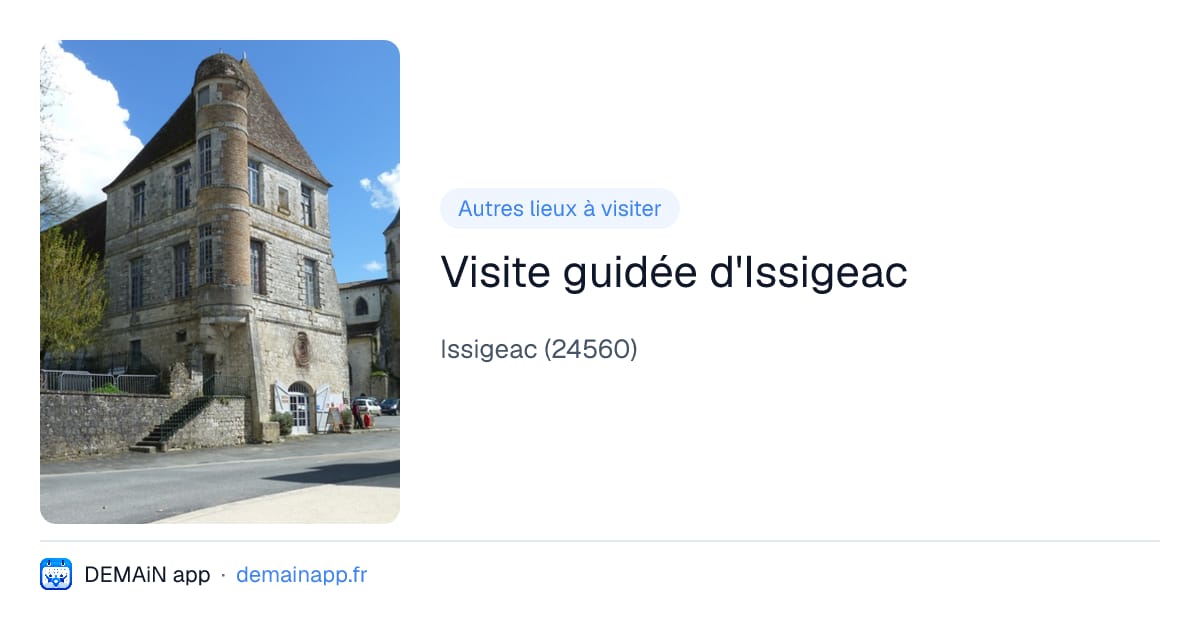 Visite guidée d'Issigeac — Issigeac