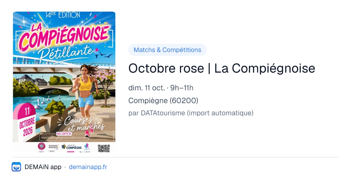 Octobre rose | La Compiégnoise — Compiègne