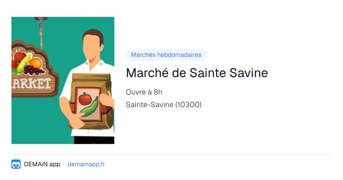 Marché de Sainte Savine — Sainte-Savine