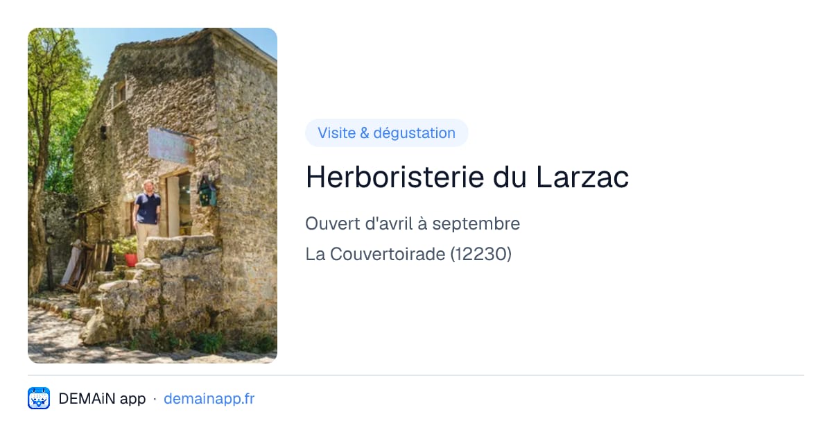Herboristerie du Larzac — La Couvertoirade