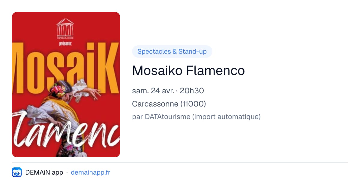 Mosaiko Flamenco — Carcassonne