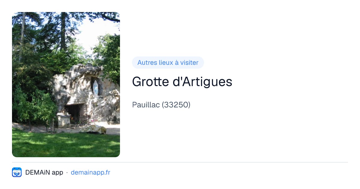 Grotte d'Artigues — Pauillac