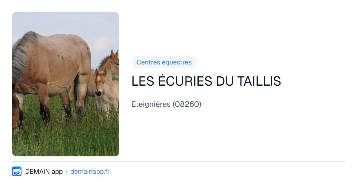 LES ÉCURIES DU TAILLIS — Éteignières