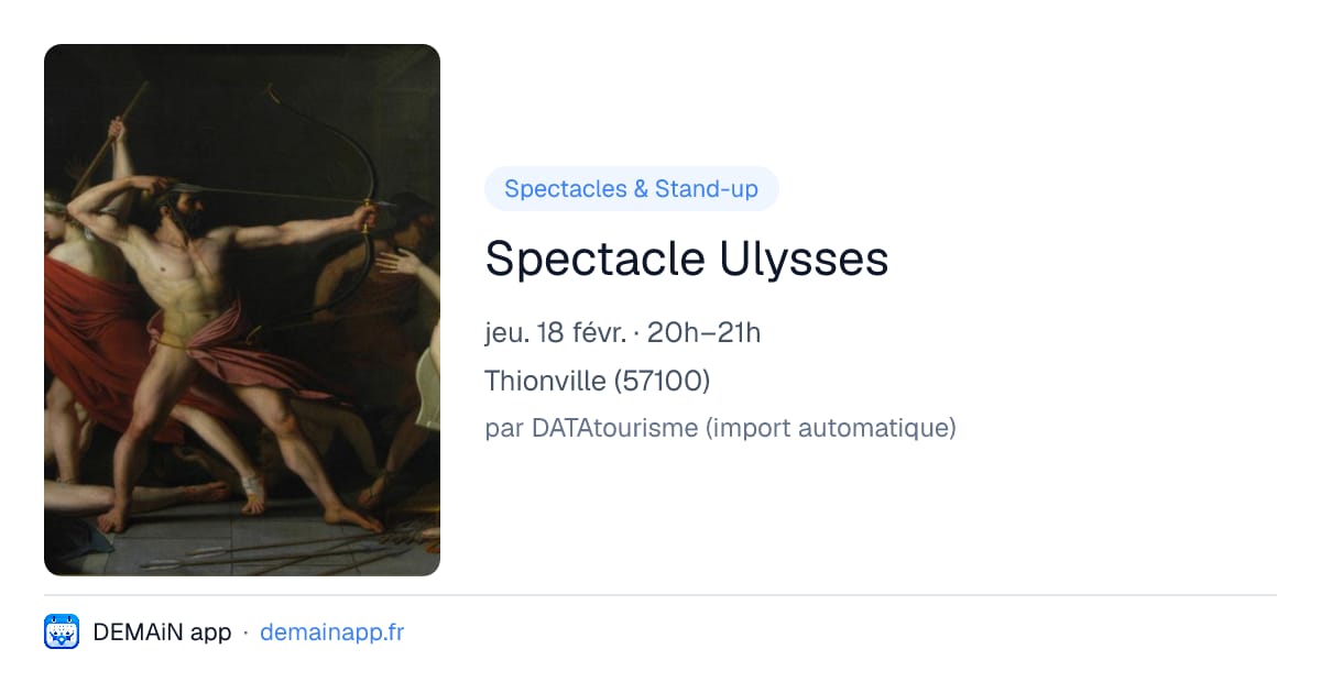 Spectacle Ulysses — Thionville