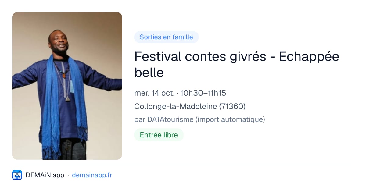Festival contes givrés - Echappée belle — Collonge-la-Madeleine