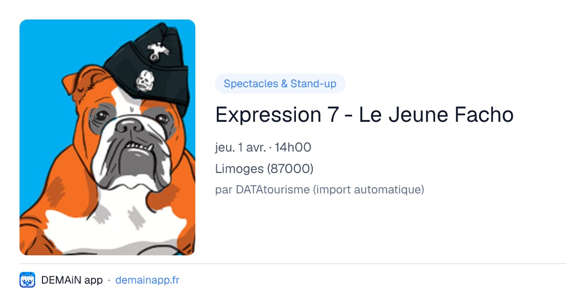 Expression 7 - Le Jeune Facho — Limoges
