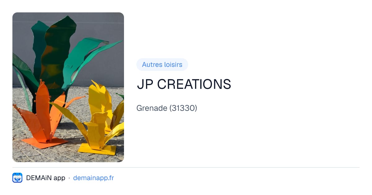JP CREATIONS — Grenade