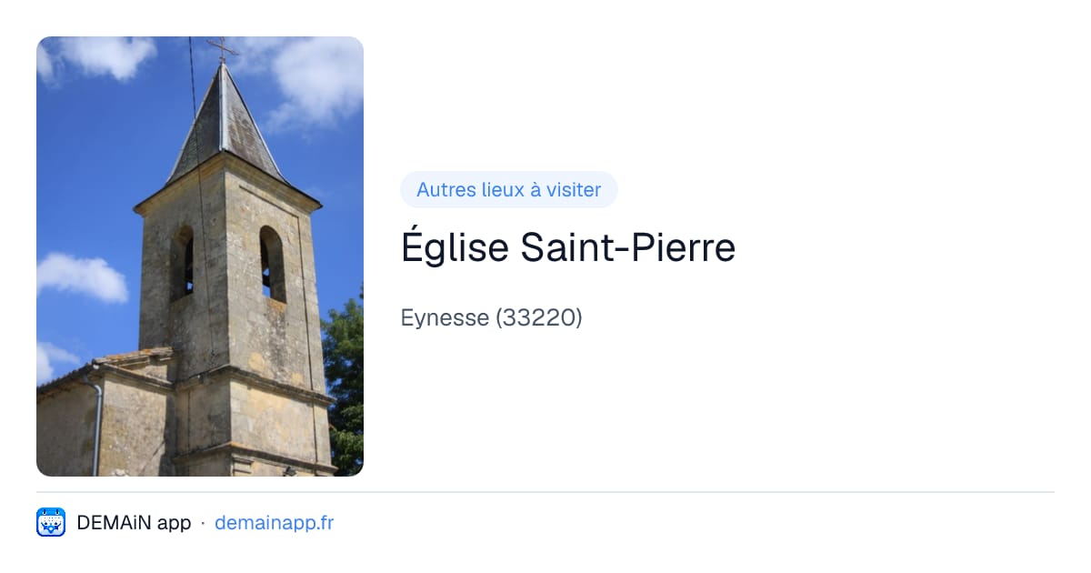 Église Saint-Pierre — Eynesse