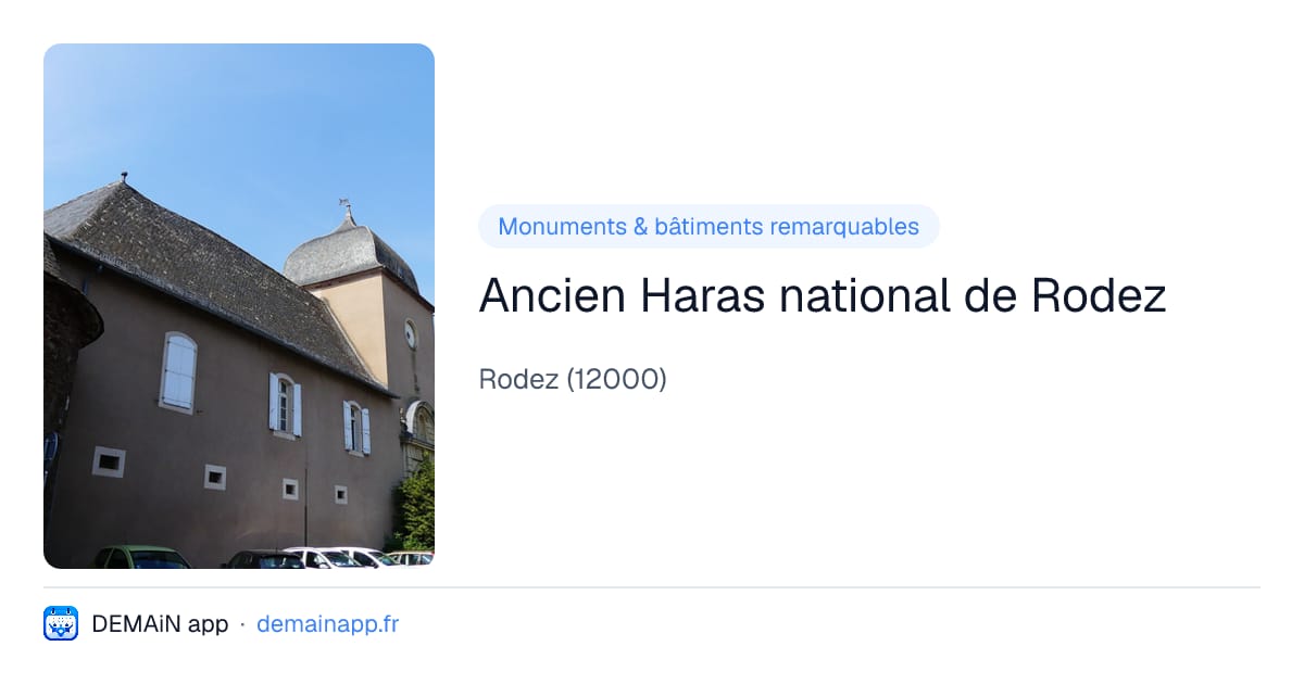 Ancien Haras national de Rodez — Rodez