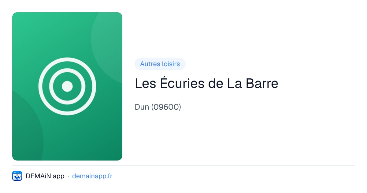 Les Écuries de La Barre — Dun