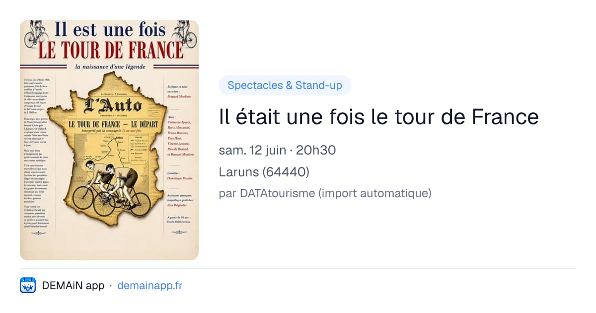 Il était une fois le tour de France — Laruns