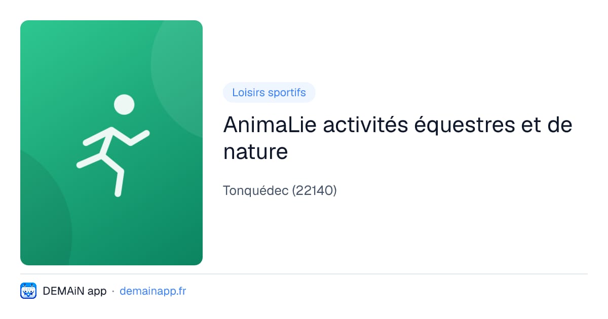 AnimaLie activités équestres et de nature — Tonquédec