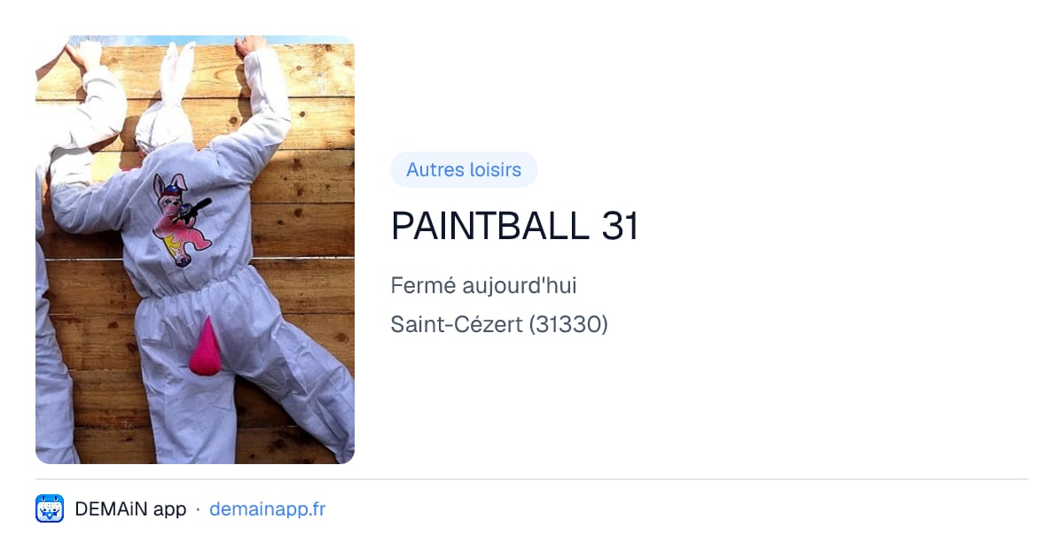 PAINTBALL 31 — Saint-Cézert