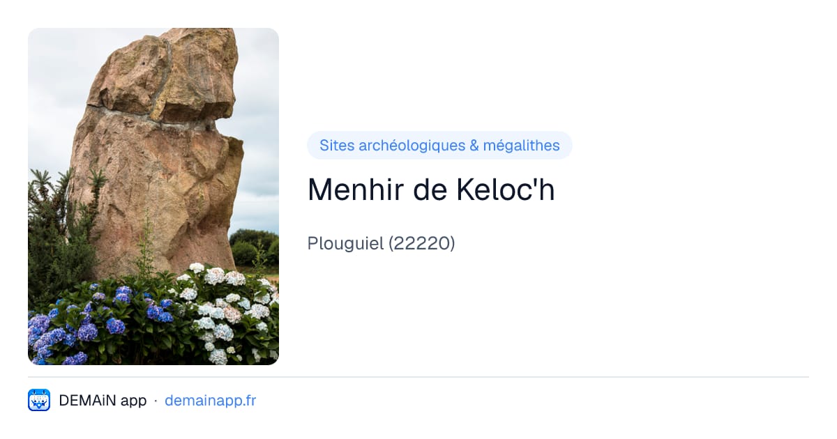 Menhir de Keloc'h — Plouguiel