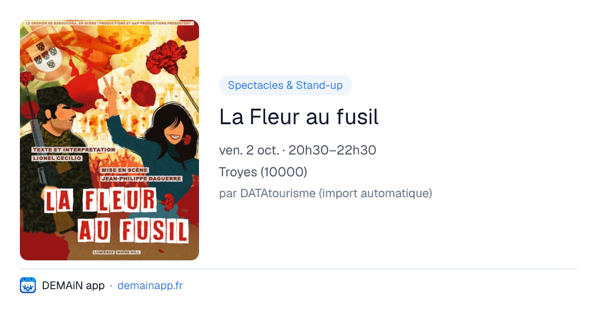 La Fleur au fusil — Troyes