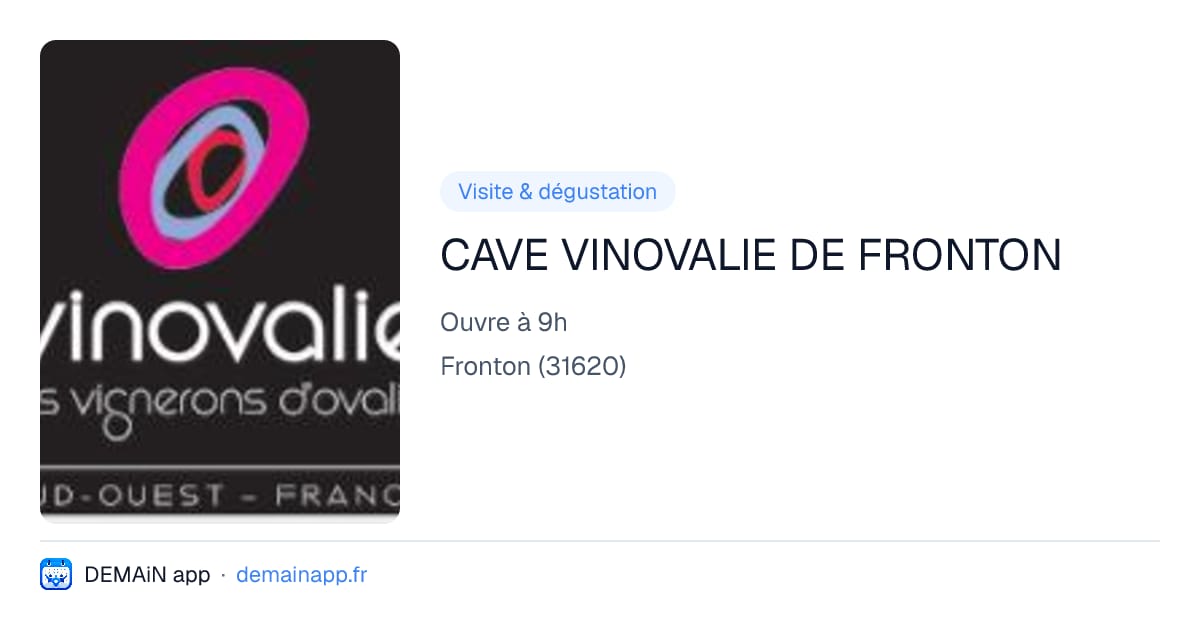 CAVE VINOVALIE DE FRONTON — Fronton