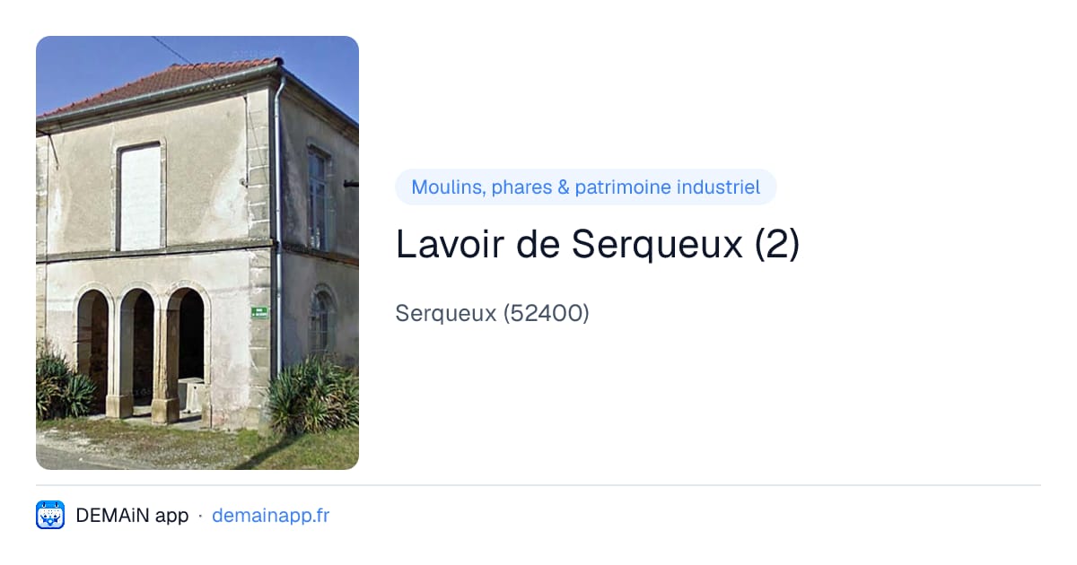 Lavoir de Serqueux (2) — Serqueux