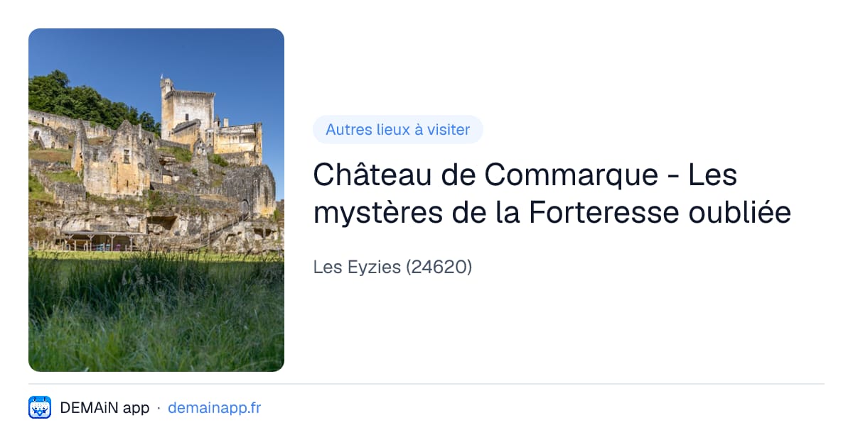 Château de Commarque - Les mystères de la Forteresse oubliée — Les Eyzies