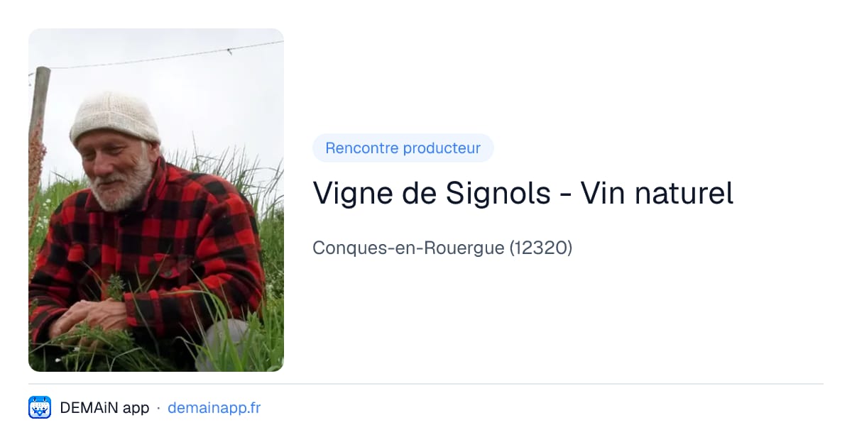 Vigne de Signols - Vin naturel — Conques-en-Rouergue