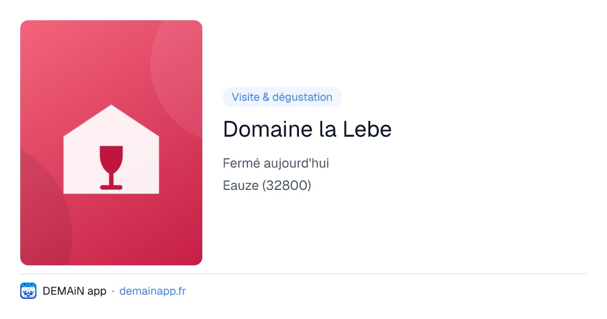 Domaine la Lebe — Eauze