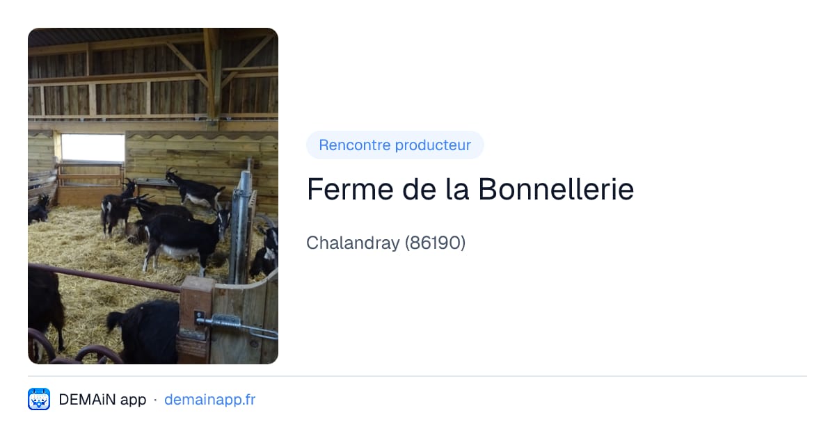 Ferme de la Bonnellerie — Chalandray