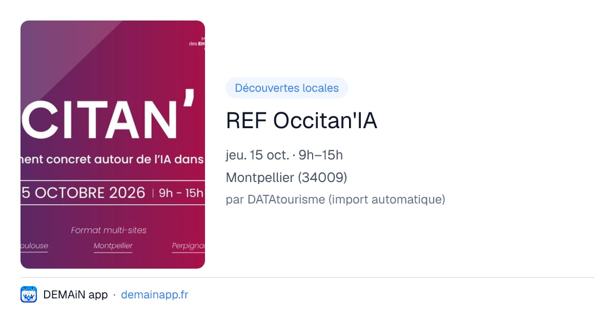 REF Occitan'IA — Montpellier