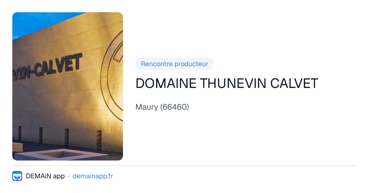 DOMAINE THUNEVIN CALVET — Maury