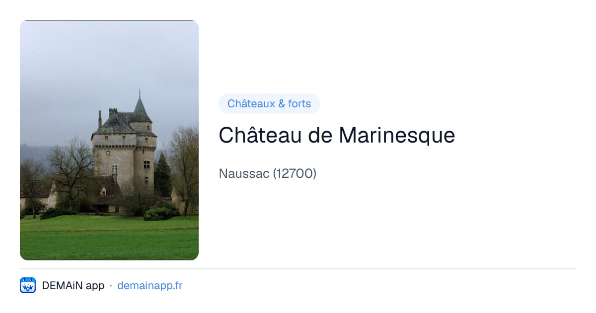 Château de Marinesque — Naussac