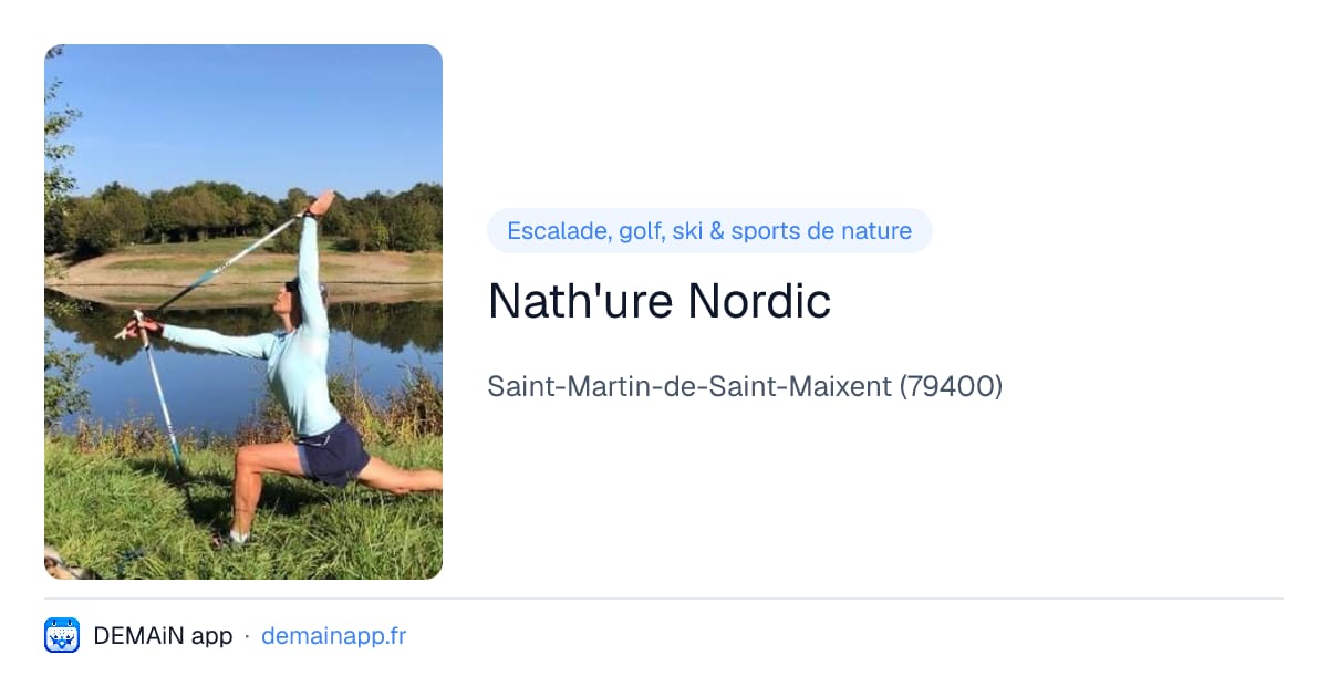 Nath'ure Nordic — Saint-Martin-de-Saint-Maixent