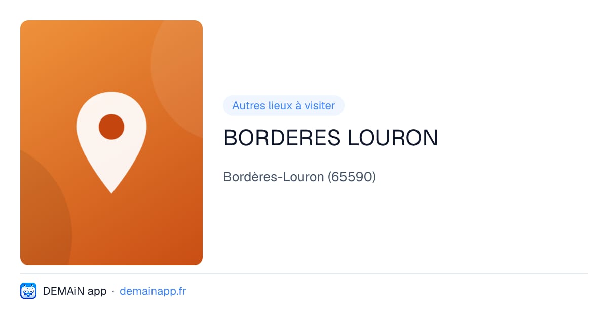 BORDERES LOURON — Bordères-Louron
