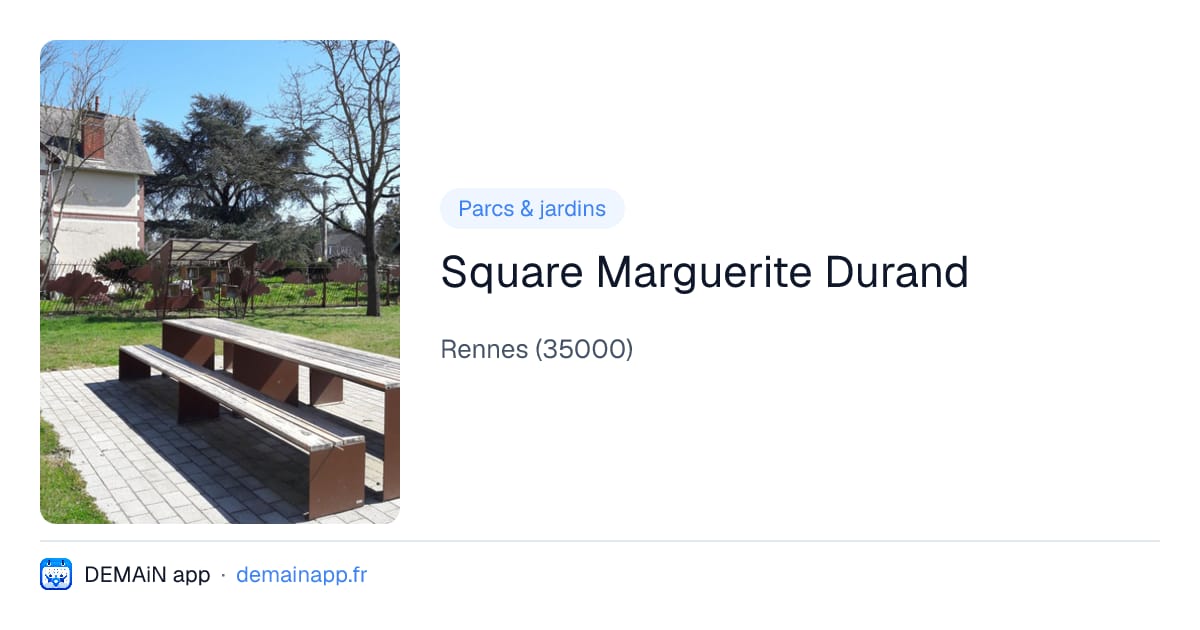 Square Marguerite Durand — Rennes