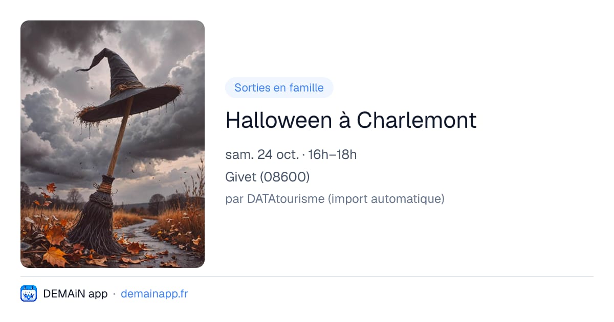 Halloween à Charlemont — Givet