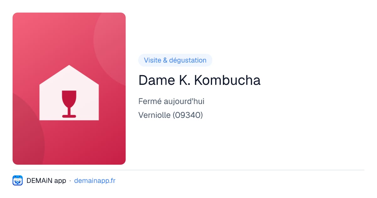 Dame K. Kombucha — Verniolle
